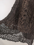 Victorian Black Tape Lace Cape