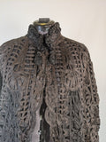 Victorian Black Tape Lace Cape