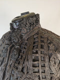 Victorian Black Tape Lace Cape