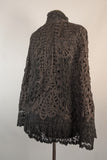 Victorian Black Tape Lace Cape