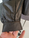 Edwardian Black Taffeta Shirtwaist