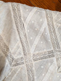 Edwardian Cotton + Lace Dress