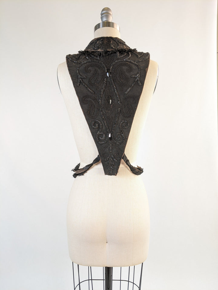 1880s Beaded Collar