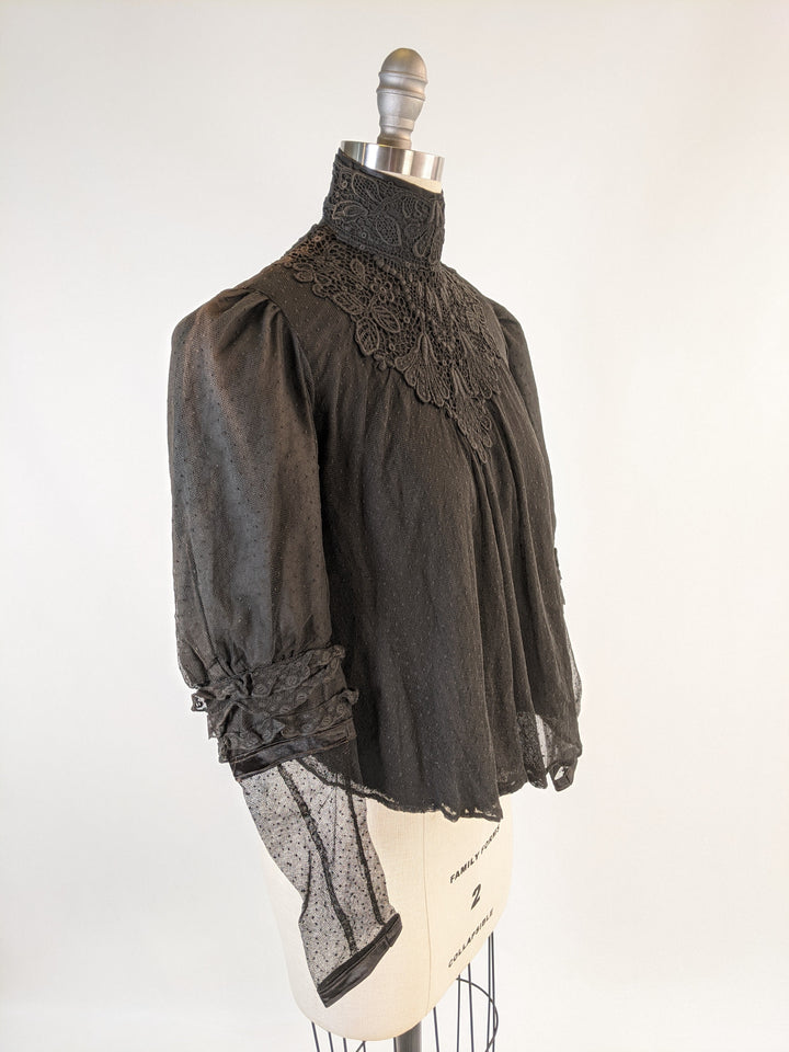 Edwardian Net Lace Shirtwaist