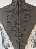 1880s Beaded Mantle