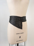 1910s Black Silk Belt