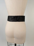 1910s Black Silk Belt