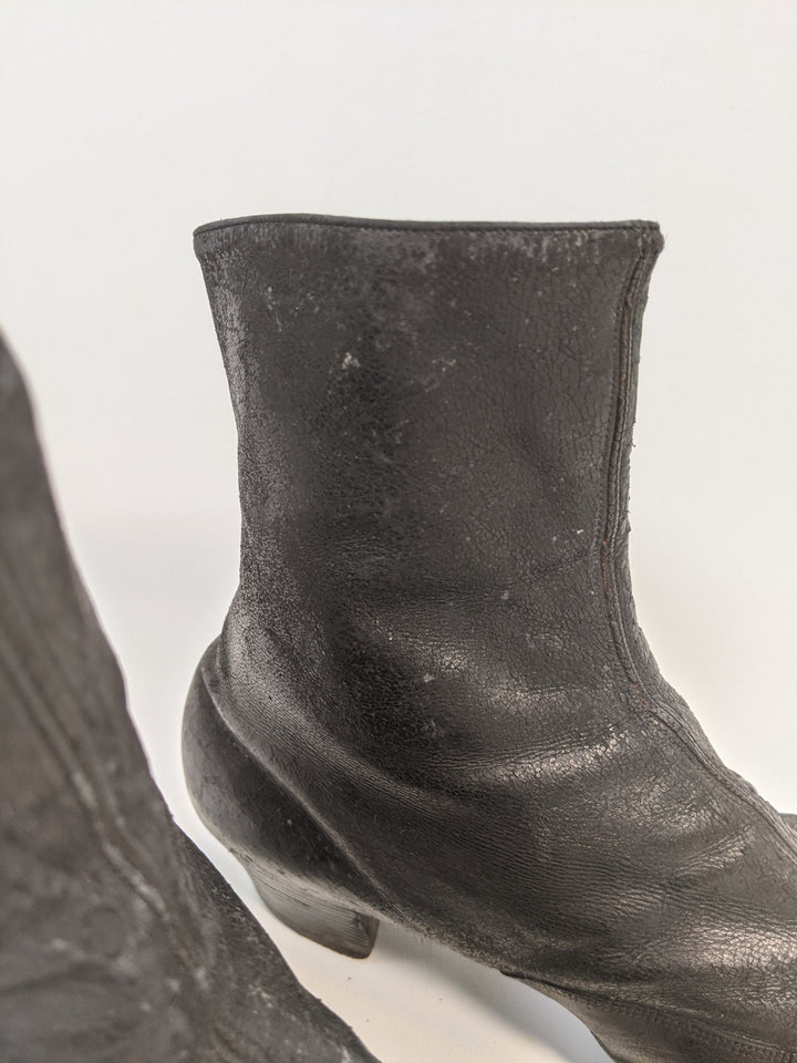 1890s "Sorosis" Side Button Boots | Approx Sz 8-8.5
