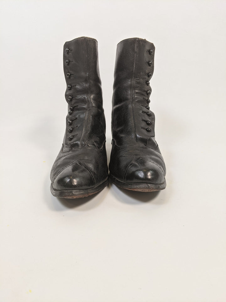 1900s Side Button Boots | Approx Sz 7.5-8