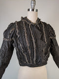1900s Black + White Bodice