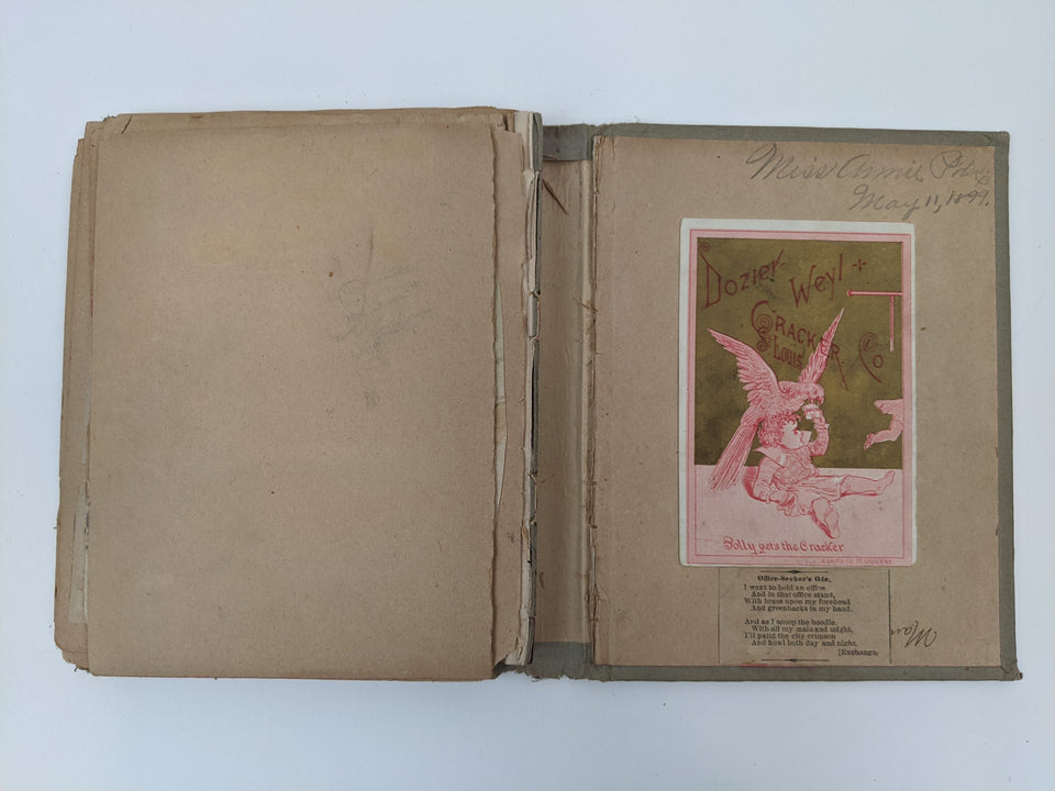 Victorian Scrapbook 1899 | 5.5" x 7"