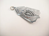 Art Deco Rhodium Plated Pendant