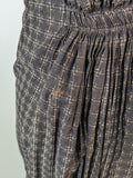 1890s Black Wrapper Dress