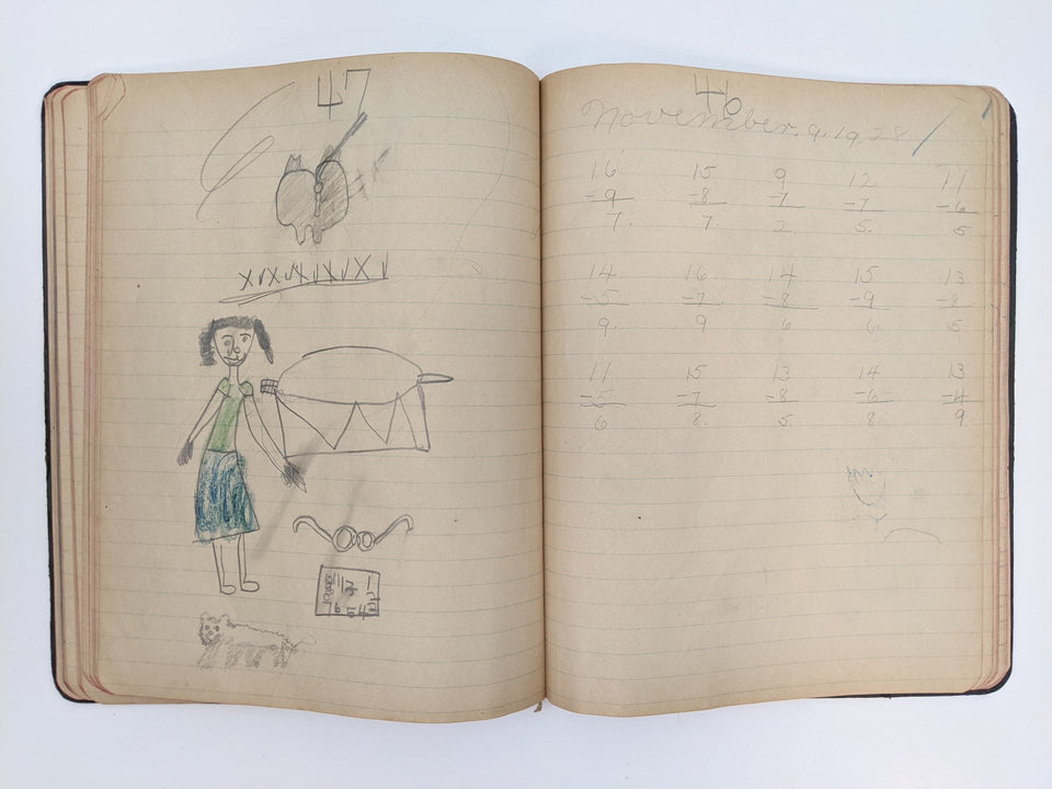 1920s Child's Notebook