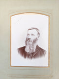 Blue Victorian Photo Album with Photos