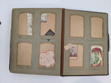 Blue Victorian Photo Album with Photos
