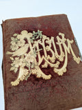 Red Victorian Photo Album with Photos