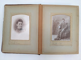 Red Victorian Photo Album with Photos