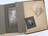 Red Victorian Photo Album with Photos
