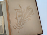 Red Victorian Photo Album with Photos