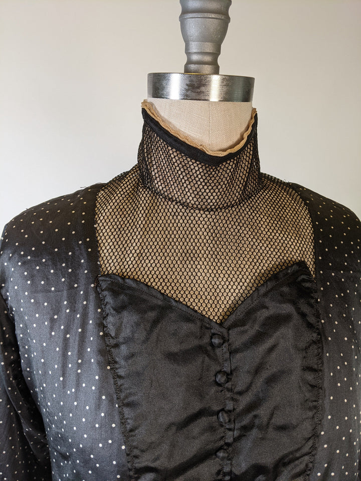 1910s Polka Dot Blouse
