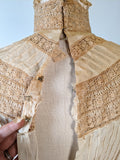 Edwardian Ecru Silk Lace Blouse
