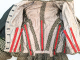 1890s Green + Brown Bodice