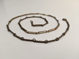 Long Antique Silver Plated Chain