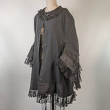 1880s Lace Trimmed Mantle