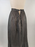 1910s Black Cotton Petticoat