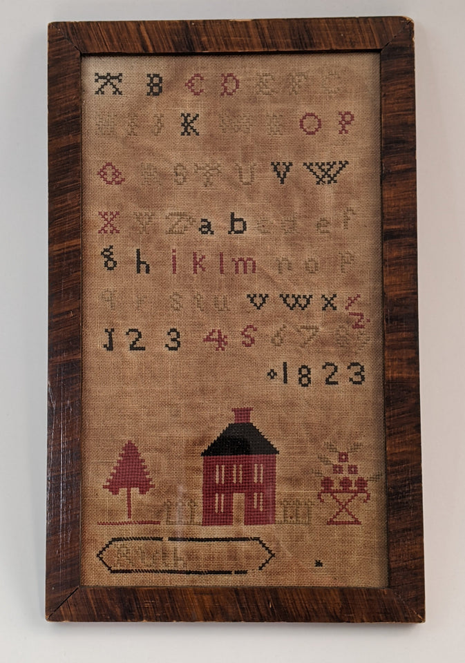 Georgian 1823 Needlepoint Sampler