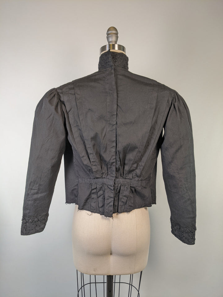 Black Edwardian Shirtwaist