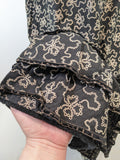 Edwardian Black + White Cotton Skirt