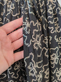 Edwardian Black + White Cotton Skirt