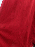 1900s Red Cotton Skirt + Blouse Set