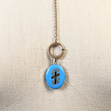 Victorian 14k Gold Enamel Mourning Locket