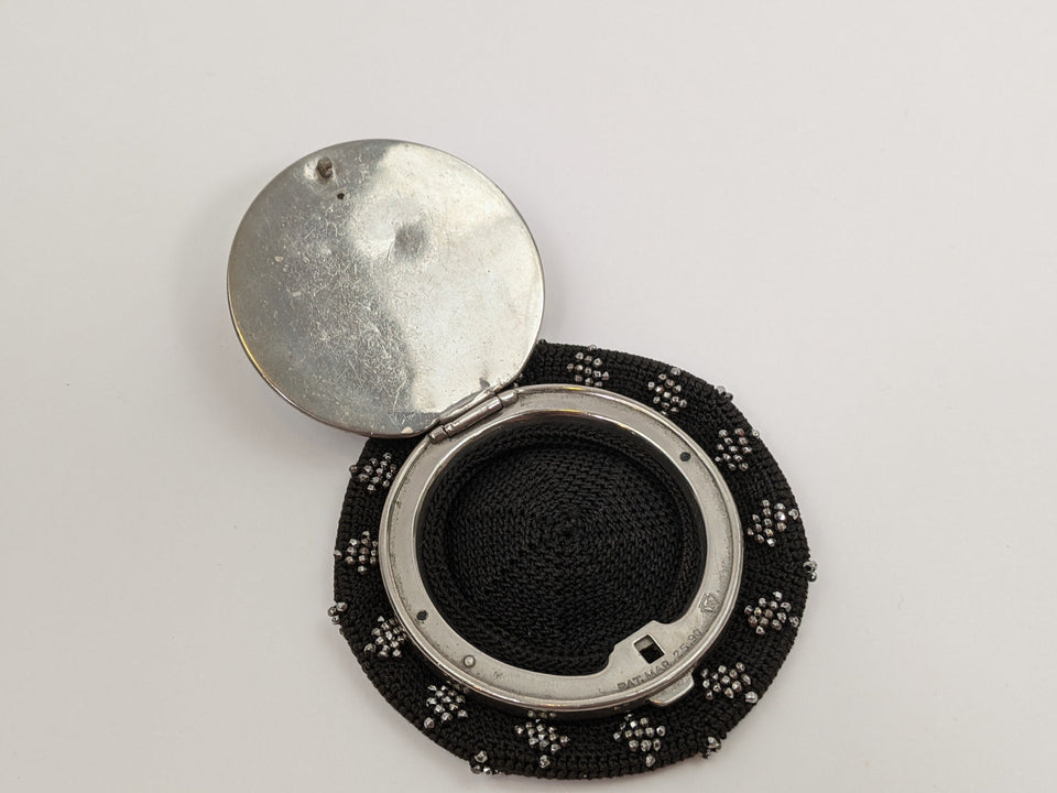 1890s Cut Steel Beaded Coin Purse