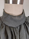 1890s Black Gigot Sleeve Bodice | Cotton/Blend