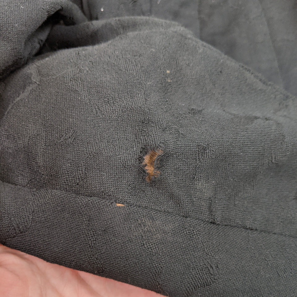 1890s Black Gigot Sleeve Bodice | Cotton/Blend