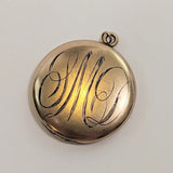RESERVED - 1900s Crescent Moon + Star Locket