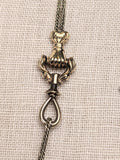 RESERVED 14k Gold Guard Chain | Fist Clasp
