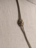 RESERVED 14k Gold Guard Chain | Fist Clasp