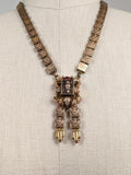 Victorian Owl Book Chain Necklace