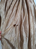 1840s Champagne Silk Gown