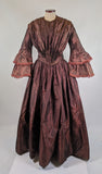 Late 1840s - 1850 Silk Gown