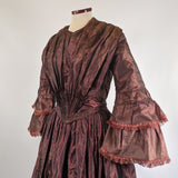 Late 1840s - 1850 Silk Gown