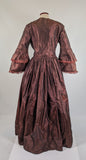 Late 1840s - 1850 Silk Gown
