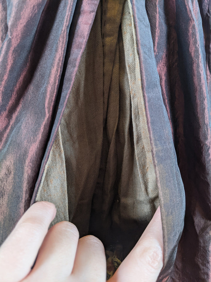 Late 1840s - 1850 Silk Gown