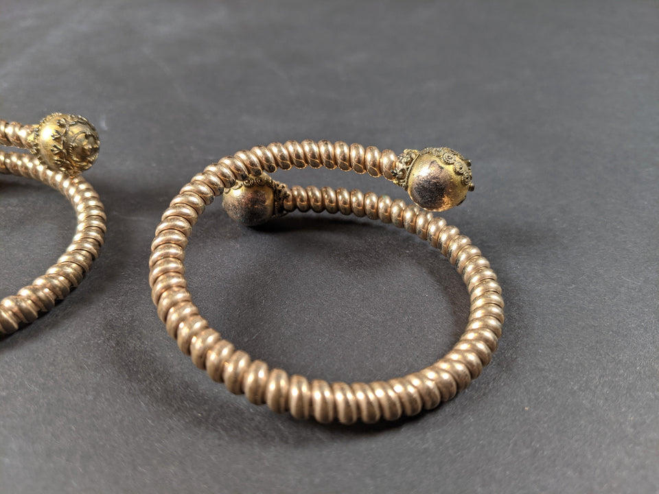 Pair of Victorian Bypass Bracelets