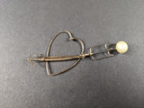 1940s Heart + Arrow Brooch